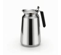 perfk Théière Inox 316 Théière Infuseur Pichet Carafe à Thé Silhouette Classique et Utilité Moderne Couvercle Articulé pour Ouverture à une Main Adaptée à Cuisine Brunch Réception Table Familiale