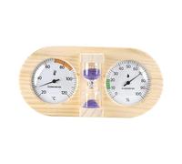 perfk Thermomètre-hygromètre-sablier 3 en 1 pour Sauna, .., Violet