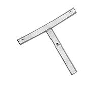 perfk Tige de Support de dossier de chaise pivotante, barre métallique robuste, tige de dossier ergonomique pour chaises de jeu, chaises inclinables, modèle A