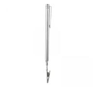 perfk Tige Télescopique D'antenne, Pince Crocodile Extensible pour Outil électrique, 4x1 Pièces, Argent, 4 pièces