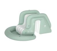 perfk Toboggan Gonflable pour Piscine, Toboggan Aquatique en PVC, Pliable, résistant à l'usure, gonflage Facile, Jouets Aquatiques pour Enfants,