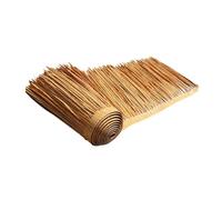 perfk Toit de Paille Thatch Bricolage Faux décoratif Simple à Utiliser Le Tapis de de Palmier Artificiel Polyvalent pour Barre de Patio extérieur Hut