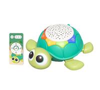 perfk Tortue Rampante Musicale pour Bébé, Jouets D'apprentissage Précoce, Bas Lumineux avec Minuterie, Jouet Rampant pour Bébé de 12 à 18 Mois