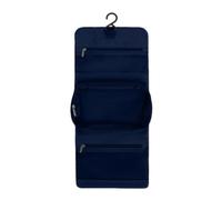 perfk Trousse toilette suspendue avec crochet, indispensable en, idéale pour les dortoirs et les hôtels, Bleu Foncé
