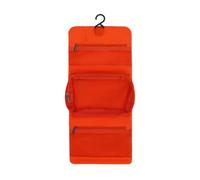 perfk Trousse toilette suspendue avec crochet, indispensable en, idéale pour les dortoirs et les hôtels, Orange