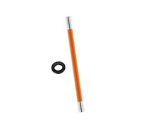 perfk Tuyau d'extension rotatif à 360 degrés, tuyau d'extension moussant universel pour jardin, salle de bain et balcon, Orange
