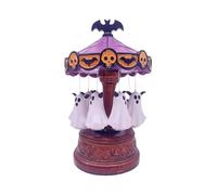 perfk Veilleuse carrousel en résine pour décoration de table, idéale pour un salon, un bureau, une chambre à coucher ou une cheminée.