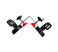 perfk Ventouse de Rapprochement Joints Carrelage, Outil de Pose de Joints Sans Soudure à Angle Droit pour Pierre avec Ventouse de 5,5 cm, 90 Degrés, pour Jointure et Nivellement, Noir 2 Ventouses