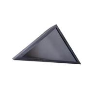perfk Vitrine de drapeau Boîte à drapeau en bois pour drapeau américain Boîte de rangement murale stable pour drapeau Triangle pour décoration intérieure, Noir