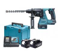 Perfo-burineur 18V LXT SDS-Plus 2J (2x3.0 Ah) en MAKPAC - MAKITA DHR243RFJ