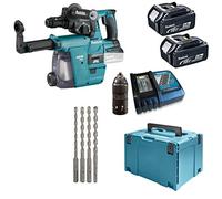 Perfo-burineur 18V LXT SDS-Plus (2x5,0 AH) avec filtre DX07 en MAKPAC - MAKITA DHR243RTJW
