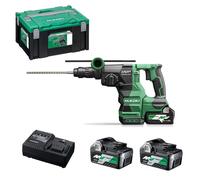 Perfo-burineur 36V SDS+ 28mm - HIKOKI - DH3628DCWRZ - 3 modes 2,5Ah 3,2J UVP-LVH 2 vit. LED level HitCase