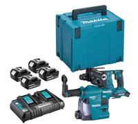 Perfo-burineur 36V SDS-Plus (4x5,0 Ah) avec filtre DX09 en MAKPAC - MAKITA DHR281PT4WJ