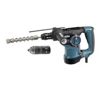 Perforateur Makita HR2811FT - Marteau-Plus léger Sds 800W vertical 3 positions 3,6 kg + Mandrin Auto( Un ciseau et un ensemble de 15 bits ne sont pas inclus avec le
