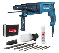Perfo-burineur SDS-Plus - 800W 26 mm - MAKITA - avec coffret alu + kit