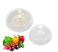 Perforated Dish Cover, Microwave Plate Lid, Anti-Splatter Guard with Ventilation Feature, Oven Splatter Protector with Lightweight Build, Transparent Microwave Cover Practical Design, Kitchen Tool for