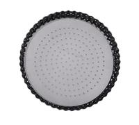 Perforated Pizza - Non-Stick Carbon Steel, Good Thermal Conduction, Removable Bottom Multifunctional Baking | Family Meals, Home Kitchen, Afternoon Tea, Night, Oven, Cooking, Party Supplies