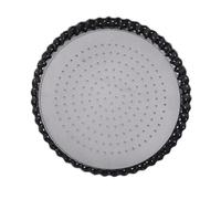 Perforated Pizza Pan - Non-Stick Carbon Steel, Good Thermal Conduction, Removable Bottom Multifunctional Baking | Family Meals, Home Kitchen, Afternoon Tea, Night, Oven, Cooking, Party Supplies
