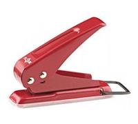 Wonday Perforateur 1 trou JPC - Métal - 20 feuilles - Rouge - 93x25x70 mm