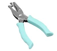 Perforateur 1 trou, perforateur monotrou | Perforatrice monotrou pour scrapbooking - Outil artisanal portatif robuste, fournitures scolaires ergonomiques à poignée souple pour carnet de notes et fabri