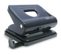 Perforateur 2 trous 820 en métal 22 feuilles Noir Noir G