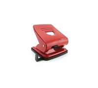 Perforateur 2 trous 827 en métal 30 feuilles Rouge