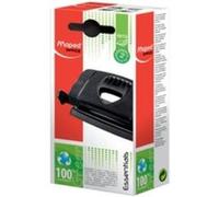 Maped - Perforateur Essentials Green - Ecologique et Economique - 20/25 Feuilles - coloris Noir