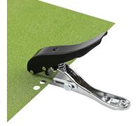 Perforateur 8mm 5,12 x 3,54 x 0,79 Pouces en Zinc Alliage Outil de Perforation à un Seul Trou Noir Pince à Poinçonner Biseautée pour L'installation du Travail du Bois