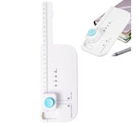 Perforateur à onglets pour travail avec papier - Cutter pour étiquettes avec étiquette, coupe réglable pour insertions de scrapbooking et agenda, solution durable pour forage artisanal | C