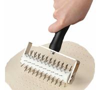 Perforateur à pizza - Cutter portatif pour roue de peste pour pâtisserie, Docker pour rouleaux de train à pizza pour biscuits dans Tor | Fabricant de bâtons à rouleaux en acier inoxydable pour pâte à