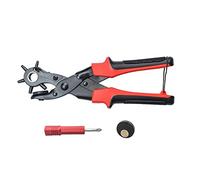 Perforateur à trous pour cuir, Pince à poinçonner, outil de poinçonnage rotatif (6 trous ronds)(6 Round Hole)