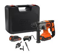 Black & Decker Marteau combiné sans fil BCD900E2K - 2x batteries 2,5 Ah