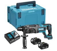 Perforateur burineur 18V SDS-Plus (2x4,0 Ah) en Makpac - MAKITA DHR241RMJ