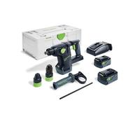 Perforateur burineur SDS-Plus 18V KHC 18 5,0 EBI-Plus + 2 batteries 5 Ah + chargeur + coffret Systainer - FESTOOL - 577448