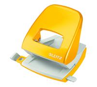 Perforateur de bureau 2 trous Leitz Wow - capacité 30 feuilles - jaune