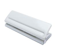 Perforateur de papier 6 trous espacement des trous réglable perforateur de papier manuel pour fournitures de bureau étudiants professionnels matériau en alliage capacité de 6