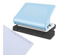 Perforateur de papier en métal, perforateur de papier, Perforatrice à papier en métal à 10 trous, Système de reliure manuelle en métal, perforateur de reliure de papier pour étudiants, enseignants et