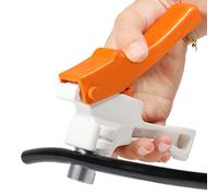 Perforateur de tuyau d'arrosage - Outil de coupe pour système d'égouttement - Poignée ergonomique - Ouvre-bande de précision - Outil standard pour systèmes