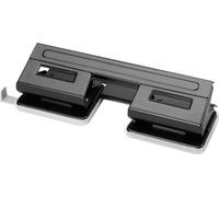Perforateur double Herlitz 1,5 noir avec barrette de butée