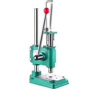 Perforateur en Cuir Presse à Arbre Multifonction Poinçon Manuel avec Mandrin pour Bois Aluminium Plastique Bureau Muet Poinçonneuse à Main pour L’Artisanat Chauss, Round Head, 320kg