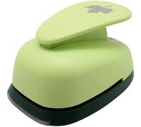 Perforateur géant vert 76 mm motif feuille