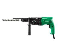 Perforateur HIKOKI 730 W, 2,7 J (SDS-plus) avec mandrin sans clé de 13 mm pour percer dans le béton jusqu'à Ø 24 mm DH24PMHWSZ