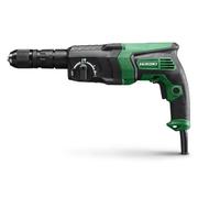 Perforateur HIKOKI 830W, 2,9 J (SDS-plus) avec mandrin sans clé de 13 mm pour percer dans le béton jusqu'à Ø 26 mm DH26PMCWSZ