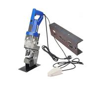Perforateur hydraulique électrique 1800W, outil de poinçonnage, perforateur de canal de fer d'angle, plaque de fer en aluminium(Package 2)