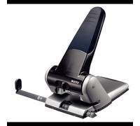 Perforateur Leitz 5180 capacité 65 feuilles avec réglette métallique format A3 et système de blocage horizontal noir gris