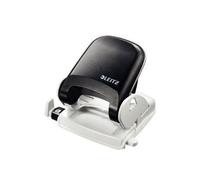 Leitz 50050095 Perforateur de bureau New NeXXt noir format de réglage max.: A4, Folio 25 feuilles (80 g/m²)