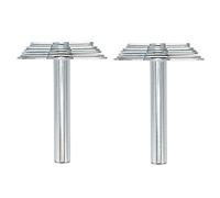 Perforateur Manuel 2 Pièces, Outil de Forage de Laboratoire en Acier Inoxydable Perforateur de Bouchon en Caoutchouc pour Laboratoire Scolaire