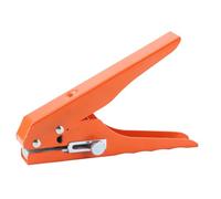 Perforateur Monotrou 10mm Portable et Réglable en Fer avec Échelle pour Carton, Papier, PVC, Bandes de Chant, Cartes Bancaires et Placage de Bois Fin