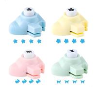 Perforateur Papier Style Avion,Perforatrice Scrapbooking Variété de Motifs,Dont Fleurs,Papillons,Lapins et Pentagrammes,Perforeuse pour Papier DIY,Scrapbook,Album Photo et Cartes