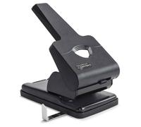 Rapesco 1631 Germ-Savvy Antibacterial: HD865-P Heavy Duty 2-Hole Punch - Black G